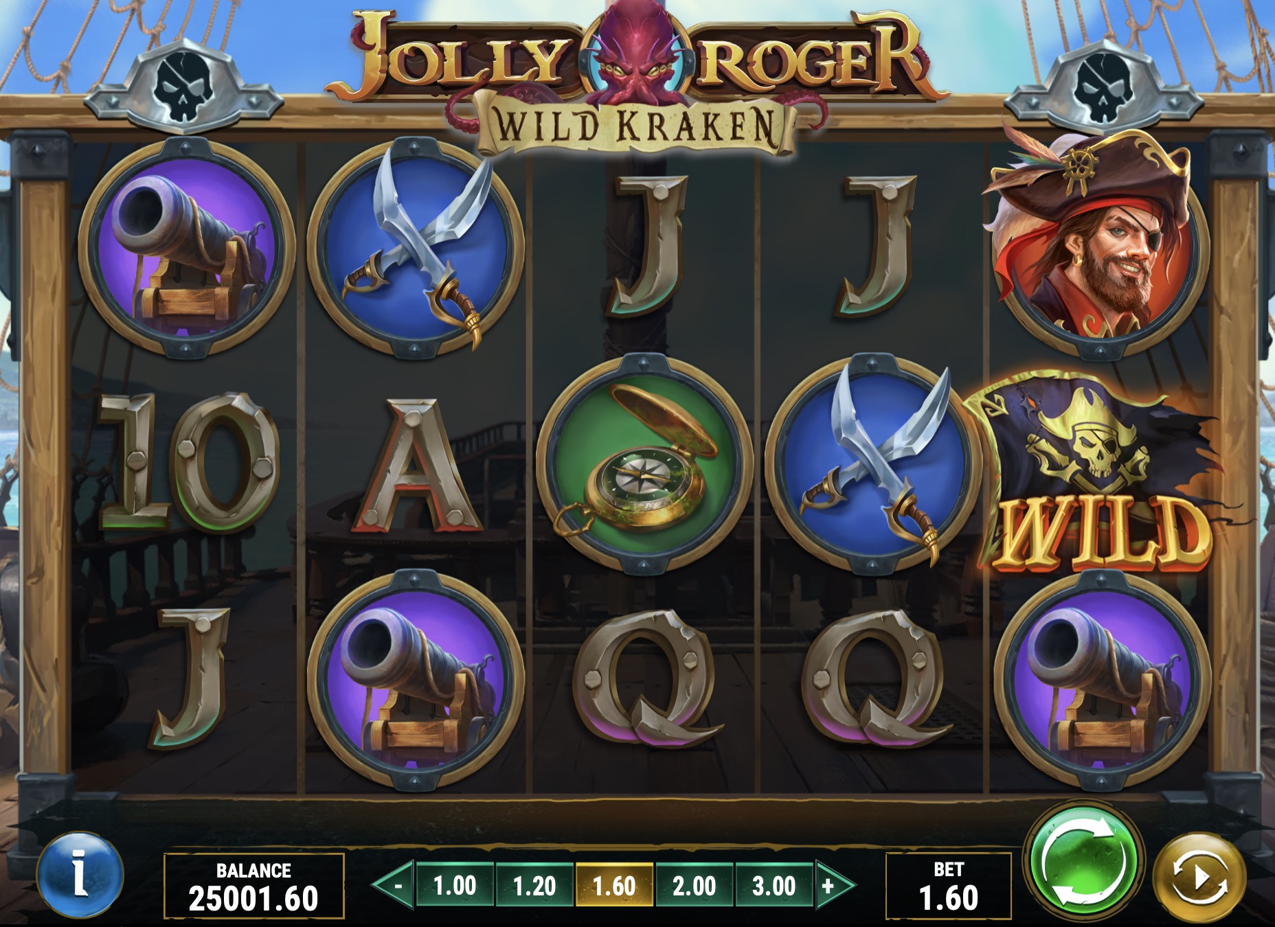 Аппараты «Jolly Roger Wild Kraken» от провайдера Play’n GO и казино Pokerdom